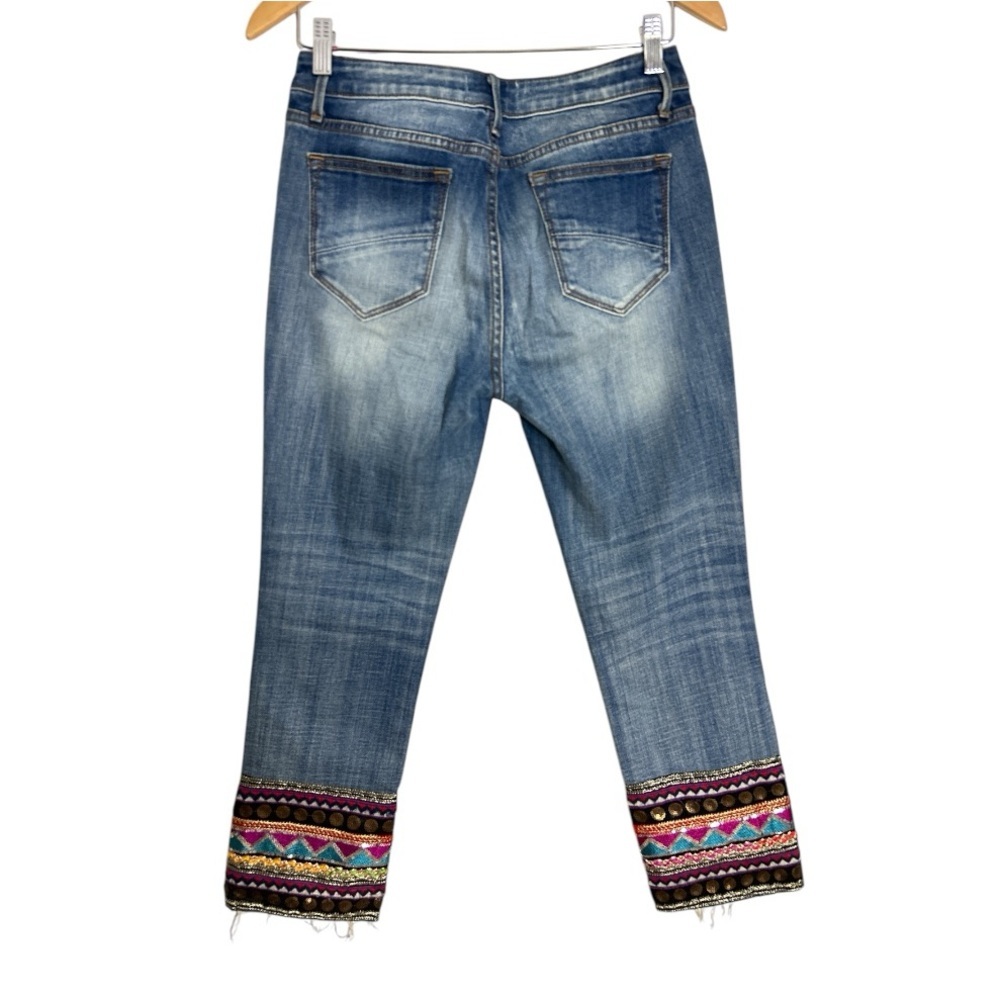 Driftwood Colette Embroidered Jeans Size 27 - Picture 2 of 13